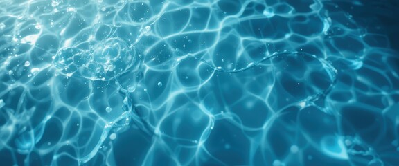 Obraz premium Abstract blue water texture