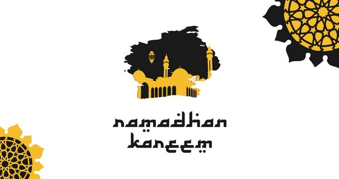 ramadhan kareem motion video, ideal for ramadhan kareem celebration