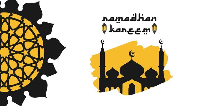 ramadhan kareem motion video, ideal for ramadhan kareem celebration
