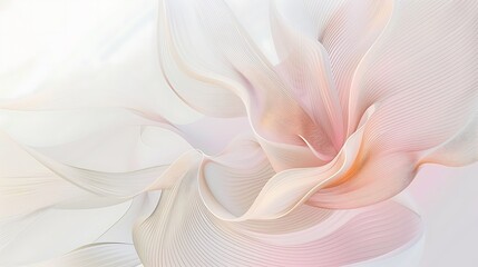 Obraz premium Abstract background featuring intricate line art and a soft color palette, perfect for elegant mockup presentations