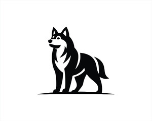 Dog Logo Design Icon Symbol Vector Template