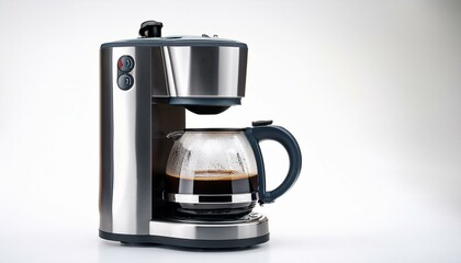 Sleek Stainless Steel Coffee Maker: Brewing Fresh Coffee in a Modern Kitchen