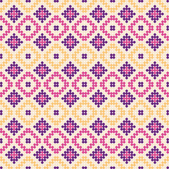 Ethnic boho seamless pattern. Tribal pattern. Folk motif. Textile rapport.