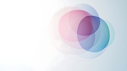 Obraz premium A colorful abstract design with a white background