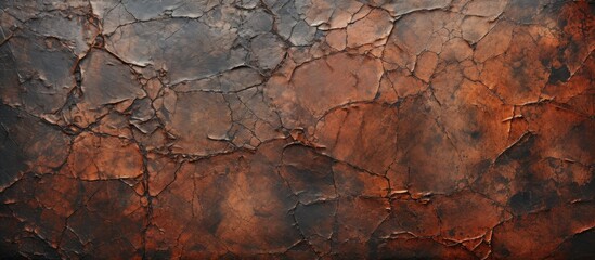Fototapeta premium Abstract Cracked Texture: Brown and Black Hues