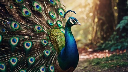 beautiful peacock