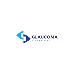 glaucoma day modern logo design vector