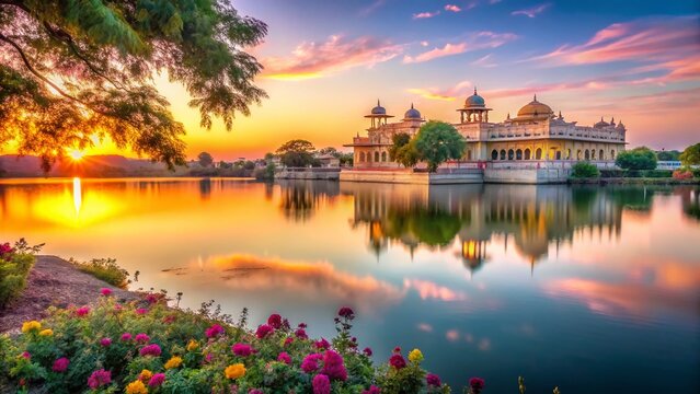 Lakhota Lake & Palace Museum, Jamnagar, Gujarat: Stunning Bokeh Photography
