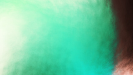 Abstract blur green watercolor gradient color background