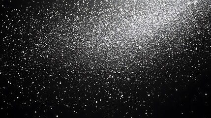 Obraz premium Radiant silver glitter backdrop with subtle sparkles, adding a luxurious touch to any design.