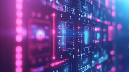 Modern Technology Background for HVAC Innovation