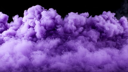 Fototapeta premium purple smoke on a black background
