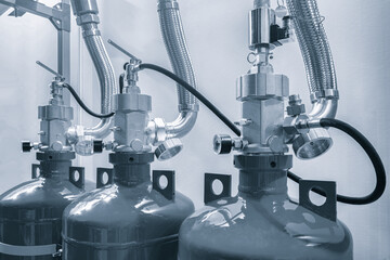 Fire extinguishers, industrial automatic fire extinguishing system.