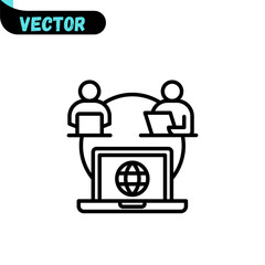  digital platforms icon single vector