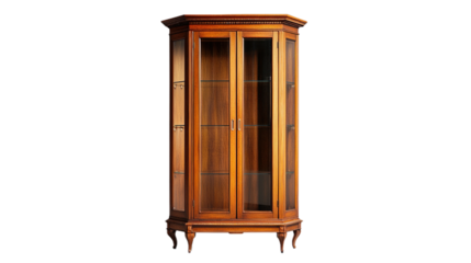 Victorian corner cabinet showcasing exquisite craftsmanship and elegant design
