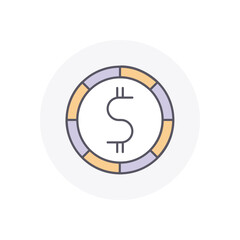Peso  vector icon