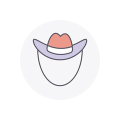 Hat vector icon