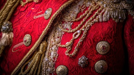 Ceremonial Uniform in Elegant Grand Setting