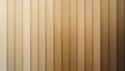Obraz premium Abstract background with vertical gradient stripes in beige and brown tones for web design, banners, and presentations