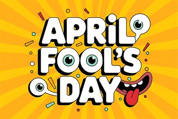 April Fool's Day Fun with Whimsical Cartoon Design