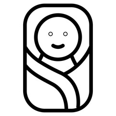 Baby or newborn icon