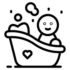Baby or newborn icon