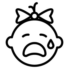 Baby or newborn icon