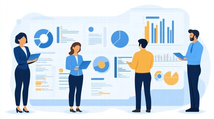 Obraz premium Data Analytics Segmentation Tool for Targeted Marketing