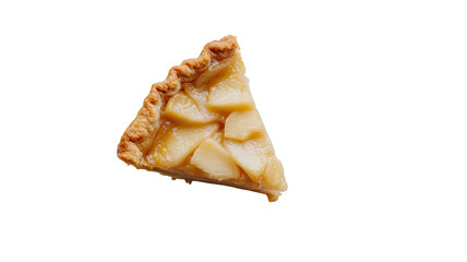 Delicious Slice of Apple Pie with Flaky Crust Perfect for Autumn Desserts and Celebrations.