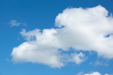 blue sky with cloud