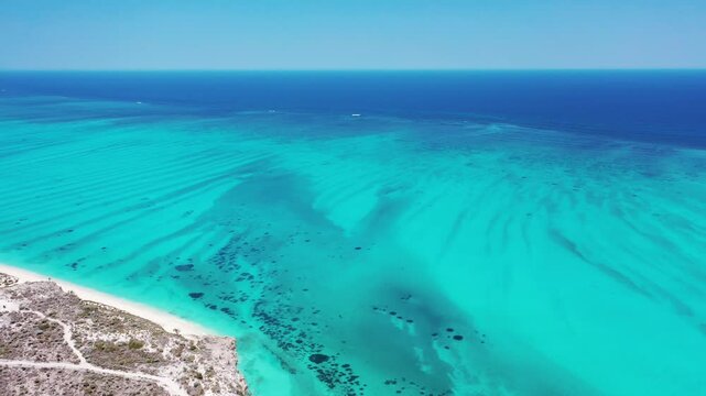 Aerial view of southwest Madagascar coastline