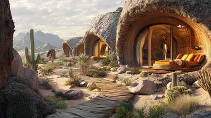 Desert Rock Villas Modern Architectural Design
