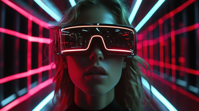 Futuristic Ad Campaign in AI Engagement Strategies