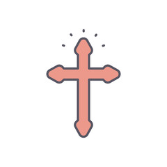 Catholicism  vector icon