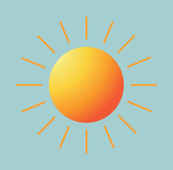abstract sun vector illustration