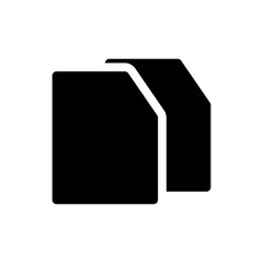 dauble solid Mobile phone card icon representing a SIM card or mobile network access for phones and devices.