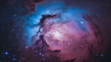 Vía Láctea: Estrellas en el Espacio Exterior y Nebulosa