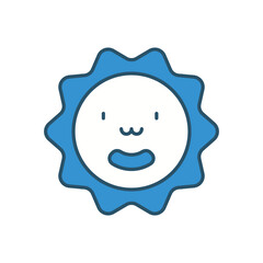 Sun  vector icon
