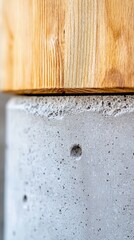 A close up of a concrete block with a hole in it