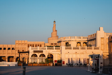 masjid in souq waqif area in doha qatar
