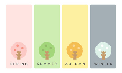 四季　デザイン　イラスト