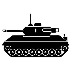 Fototapeta premium tank isolated on white background