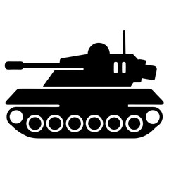 tank isolated on white background