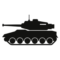 Obraz premium tank isolated on white background
