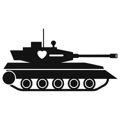 Fototapeta premium tank isolated on white background