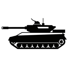 tank isolated on white background