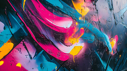 Capturing the Essence of Youthful Urban Energy in an Electrifying Blend of Pop Art and Graffiti...