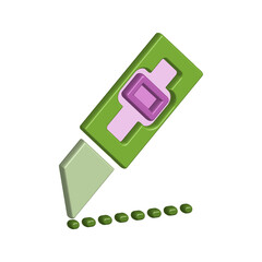 Cutter icon design template