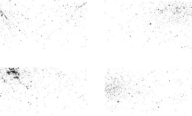 Overlay textures set stamp with grunge effect. Old damage Dirty grainy and scratches. Subtle halftone grunge urban vector. Distressed texture.