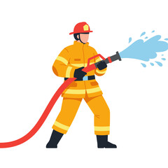 Flat Vector Illustration of Professional Figures in Iconic Attire on a White Background.
